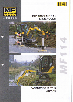 Mini Pelles MF Industrial MF 114