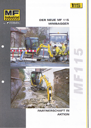 Mini Pelles MF Industrial MF 115