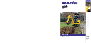 Mini Pelles Komatsu PC12R-8