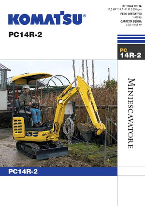 Mini Pelles Komatsu PC14R-2