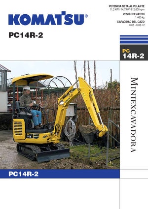 Mini Pelles Komatsu PC14R-2