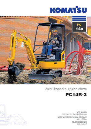 Mini Pelles Komatsu PC14R-3HS 
