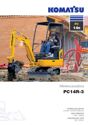 Mini Pelles Komatsu PC14R-3HS 