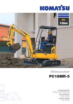 Mini Pelles Komatsu PC18MR-3