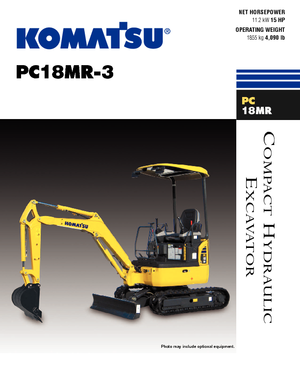 Mini Pelles Komatsu PC18MR-3