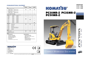 Mini Pelles Komatsu PC35MR-2