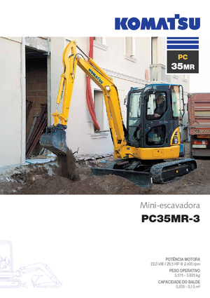 Mini Pelles Komatsu PC35MR-3