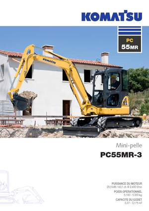 Mini Pelles Komatsu PC55MR-3