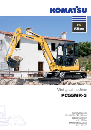 Mini Pelles Komatsu PC55MR-3