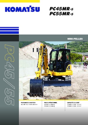 Mini Pelles Komatsu PC55MR-5M