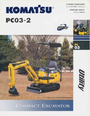 Mini Pelles Komatsu PC03-2