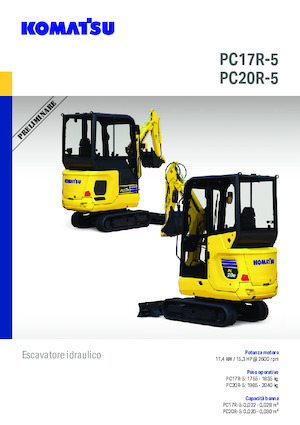 Mini Pelles Komatsu PC17R-5