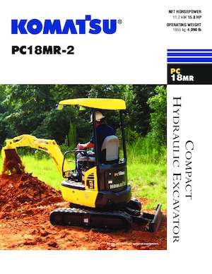 Mini Pelles Komatsu PC18MR-2
