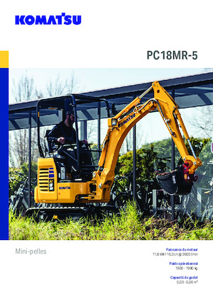 Mini Pelles Komatsu PC18MR-5
