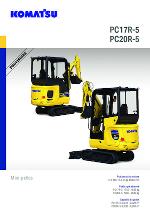 Mini Pelles Komatsu PC20R-5
