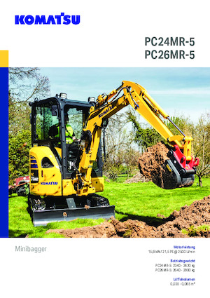 Mini Pelles Komatsu PC26MR-5