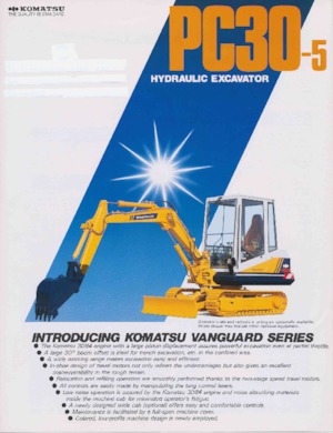 Mini Pelles Komatsu PC30-5