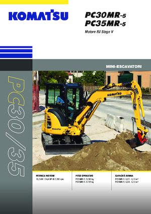 Mini Pelles Komatsu PC35MR-5