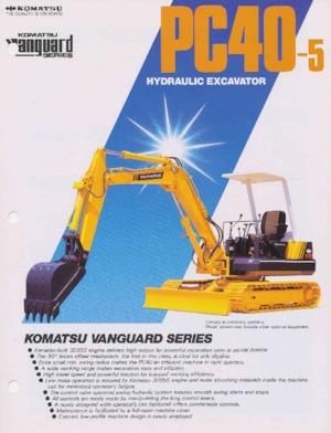 Mini Pelles Komatsu PC40-5