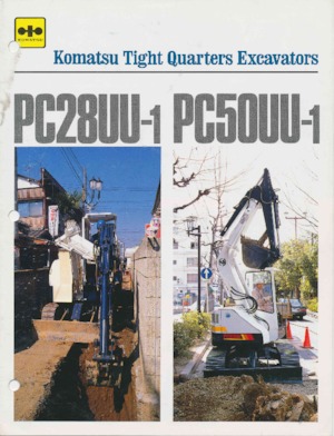 Mini Pelles Komatsu PC50UU-1