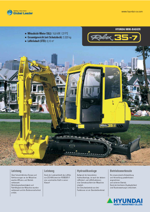 Mini Pelles Hyundai R 35-7