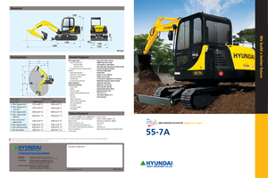 Mini Pelles Hyundai R 55-7 A