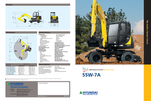 Mini Pelles Hyundai R 55 W 7 A