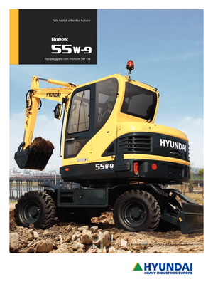 Mini Pelles Hyundai R 55 W-9