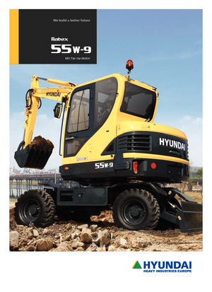 Mini Pelles Hyundai R 55 W-9