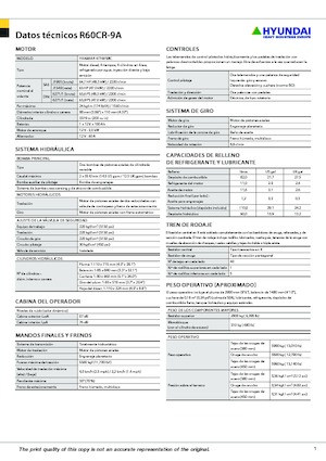 Mini Pelles Hyundai R60CR-9A
