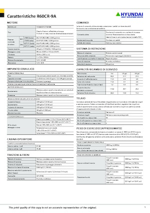 Mini Pelles Hyundai R60CR-9A