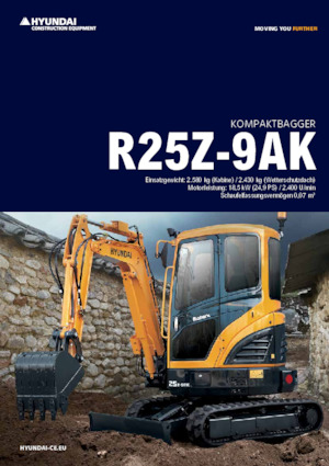 Mini Pelles Hyundai R25Z-9AK