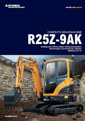 Mini Pelles Hyundai R25Z-9AK
