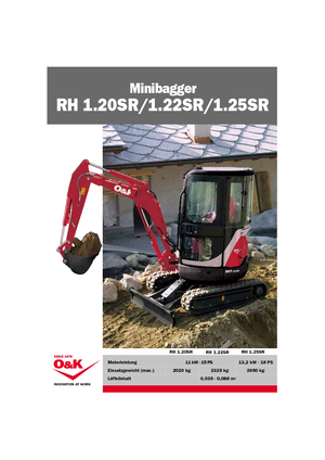 Mini Pelles O&K RH 1.20