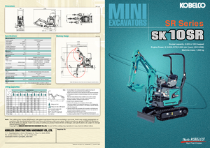 Mini Pelles Kobelco SK 10 SR 2