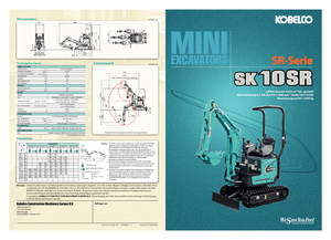 Mini Pelles Kobelco SK 10 SR 2