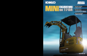 Mini Pelles Kobelco SK 17 SR 6E