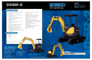 Mini Pelles Kobelco SK 30 SR 2