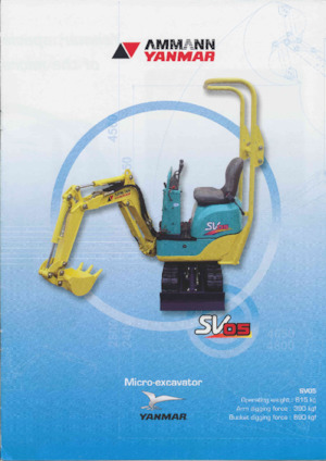 Mini Pelles Yanmar SV 05