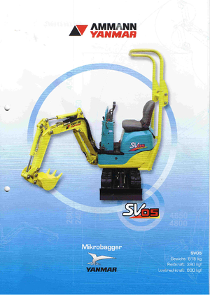 Mini Pelles Yanmar SV 05