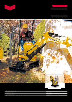 Mini Pelles Yanmar SV 08-1 AS