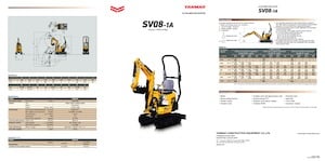 Mini Pelles Yanmar SV 08-1