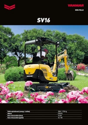 Mini Pelles Yanmar SV 16 PR 02