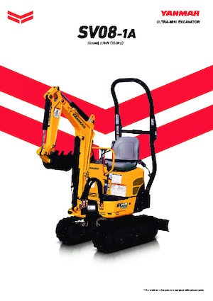 Mini Pelles Yanmar SV08-1A