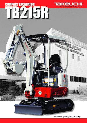 Mini Pelles Takeuchi TB 215 R