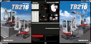 Mini Pelles Takeuchi TB 216 A