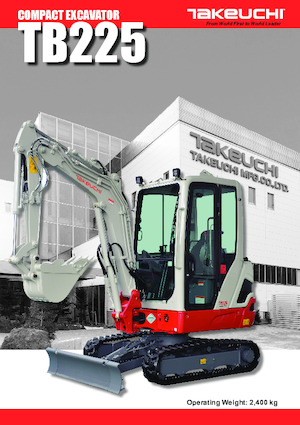 Mini Pelles Takeuchi TB 225