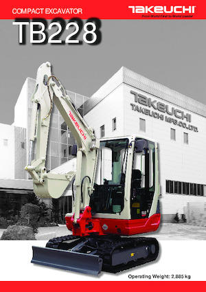 Mini Pelles Takeuchi TB 228 