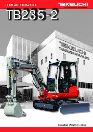 Mini Pelles Takeuchi TB 235-2