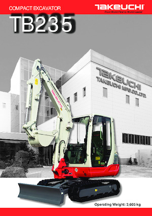 Mini Pelles Takeuchi TB 235